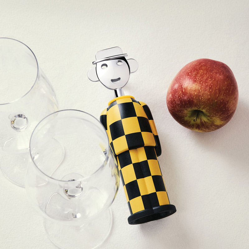 アレッシィ ワインオープナー アレッサンドロM イエロー 黄 黒 ALESSI