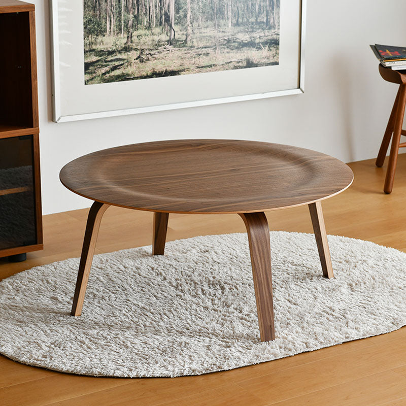 イームズプライウッドコーヒーテーブル ウッドベース 840mm CTW Herman