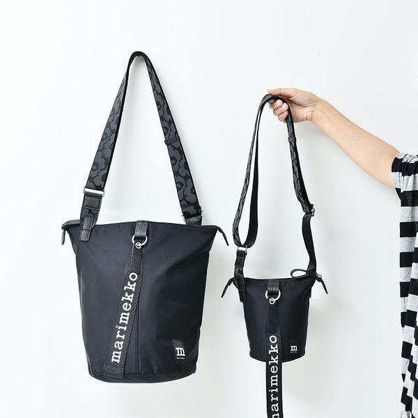 マリメッコ Wear All Day bag ショルダーバッグ ブラック 黒 marimekko