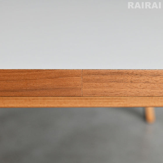 【展示品35％オフ】 ハーマンミラー イームズ レクタンギュラーコーヒーテーブル 91.5cm ホワイト×ウォールナット ラミネートトップ Herman Miller Eames CTW
