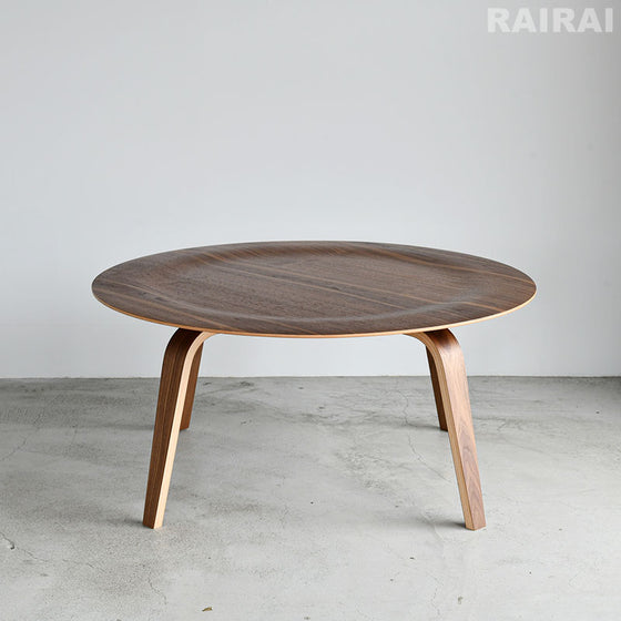 【展示品35％オフ】 ハーマンミラー イームズプライウッドコーヒーテーブル ウッドベース ブラウン 840mm CTW Herman Miller Eames Plywood Coffee Table