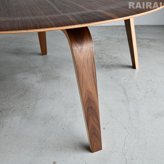 【展示品35％オフ】 ハーマンミラー イームズプライウッドコーヒーテーブル ウッドベース ブラウン 840mm CTW Herman Miller Eames Plywood Coffee Table