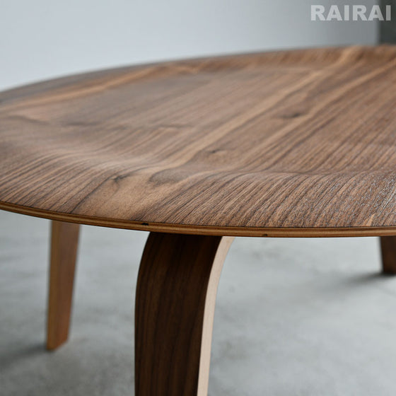 【展示品35％オフ】 ハーマンミラー イームズプライウッドコーヒーテーブル ウッドベース ブラウン 840mm CTW Herman Miller Eames Plywood Coffee Table