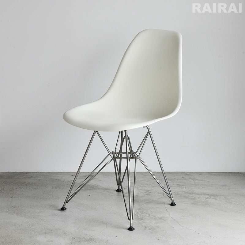 ハーマンミラー イームズ サイドシェルチェア DSR ホワイト クロームベース