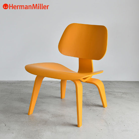 【展示品35％オフ】 ハーマンミラー イームズプライウッドラウンジチェア LCW ディープイエロー Herman Miller Eames Plywood Lounge Chair Deep Yellow