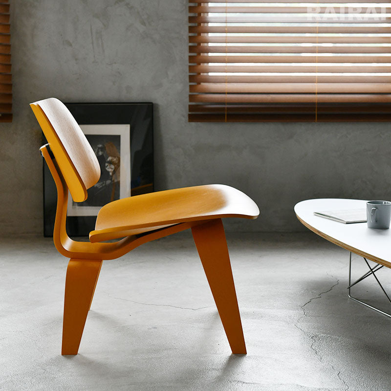 イームズプライウッドラウンジチェア LCW ディープイエロー Herman