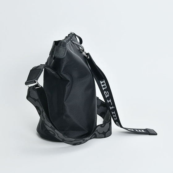 マリメッコ Wear All Day bag ショルダーバッグ ブラック 黒 marimekko
