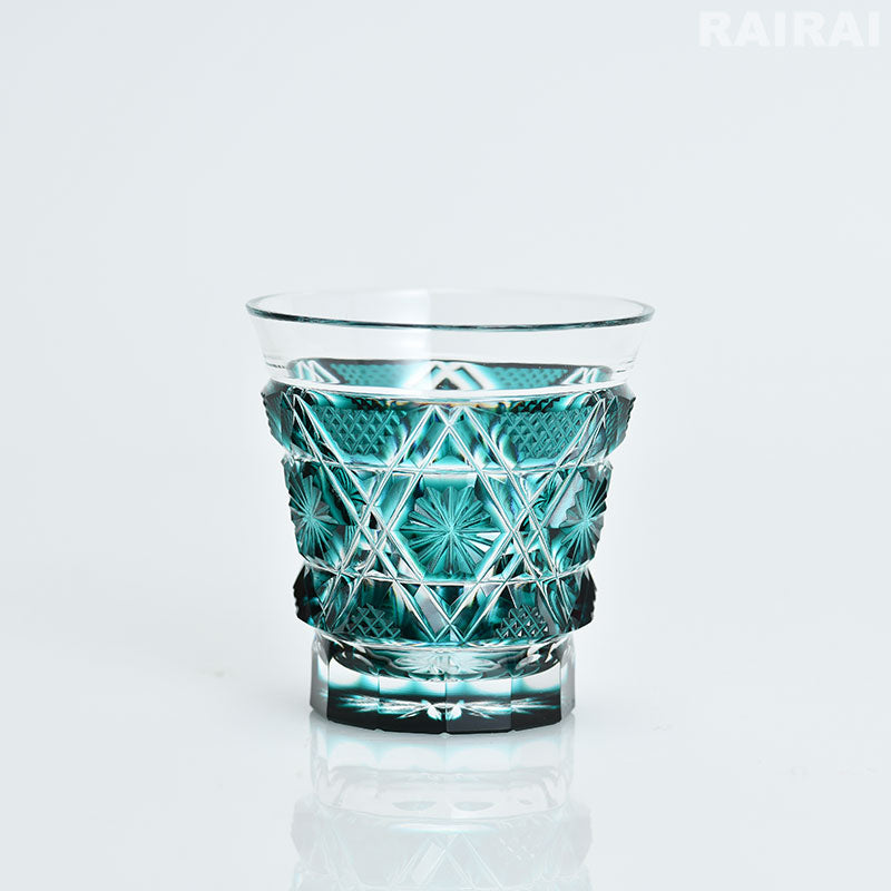 薩摩切子 冷酒グラス cut01 島津興業 薩摩ガラス工芸 – RAIRAI
