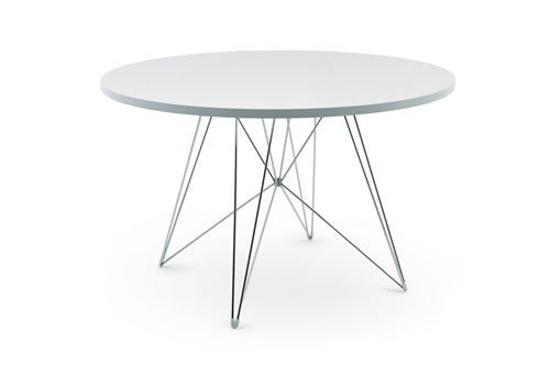 MAGIS  TAVOLO  XZ3 テーブル（円形） ホワイト天板×クローム脚 TV186＋TV184