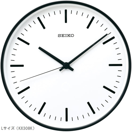 【美品】SEIKO セイコー 壁掛け KX308W 電波時計 (ホワイト)