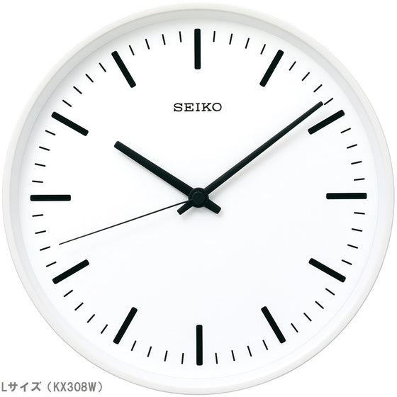 美品】SEIKO セイコー 壁掛け KX308W 電波時計 (ホワイト)-www.steffen