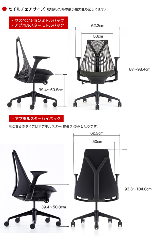 ハーマンミラー セイルチェア 正規 Herman Miller サスペンションミドルバック 高さ調節アーム ホワイトフレーム フォグベース –  RAIRAI