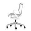 ハーマンミラー コズムチェア ローバック 固定アーム スタジオホワイト アジアチルト仕様 Herman Miller Cosm Chair ワークチェア