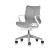 ハーマンミラー コズムチェア ローバック 固定アーム スタジオホワイト アジアチルト仕様 Herman Miller Cosm Chair ワークチェア