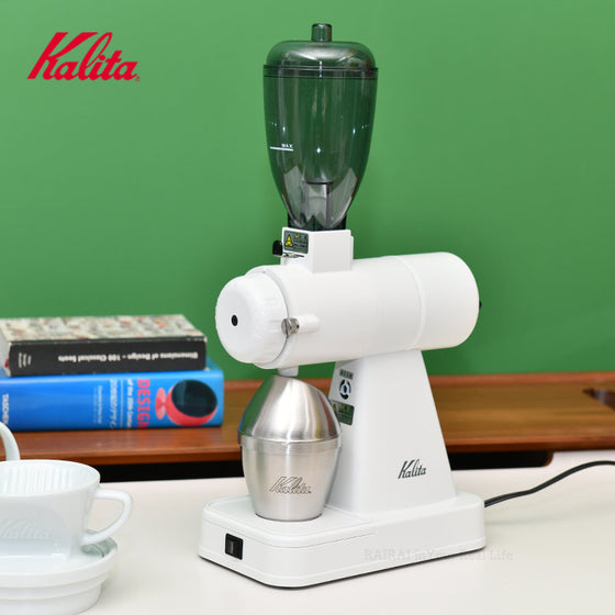 新品】Kalita 電動コーヒーミル NEXT G ホワイト-