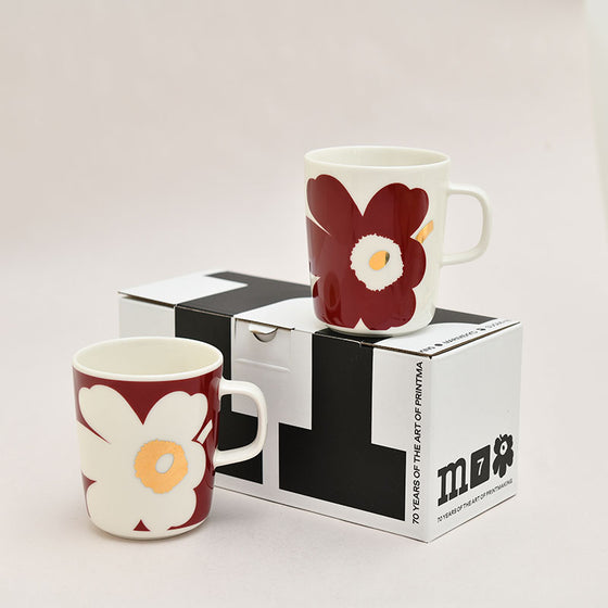 マリメッコ マグカップ 250ml 2個セット ウニッコ marimekko Unikko